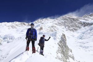 Oscar Cadiach en l'ascensió al Kangchenjunga