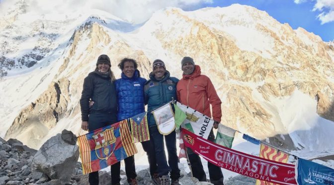 Cadiach, amb sentiments contrariats al Broad per la desaparició de l’amic Alberto Zerain al Nanga