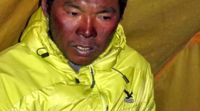 El pont de Mahoma 160. Mingma Sherpa: ‘Nàmaste des de Katmandú. Ho sentim molt per les pèrdues (en referència a Sergi Mingote)’