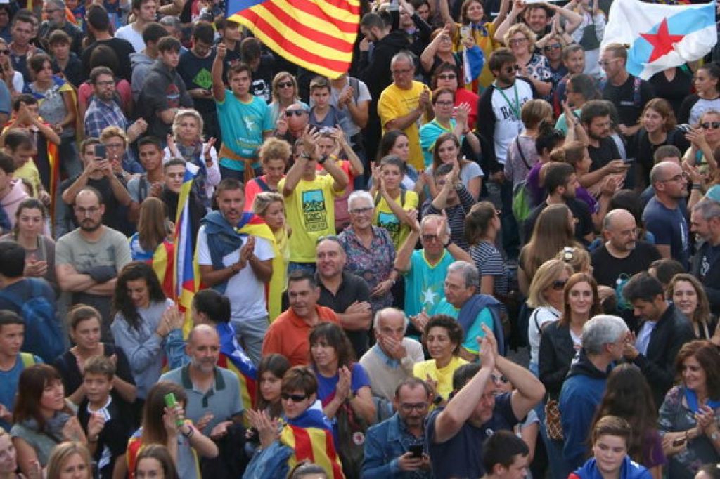 Gent en una manifestació