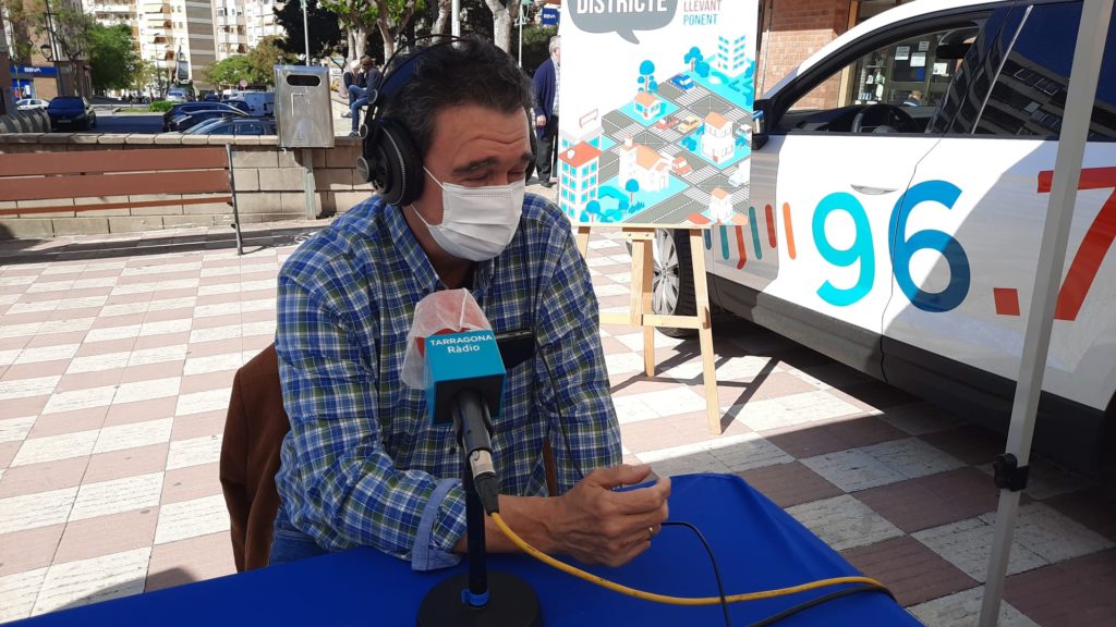 gabriel muniesa durant l'entrevista amb tarragona ràdio