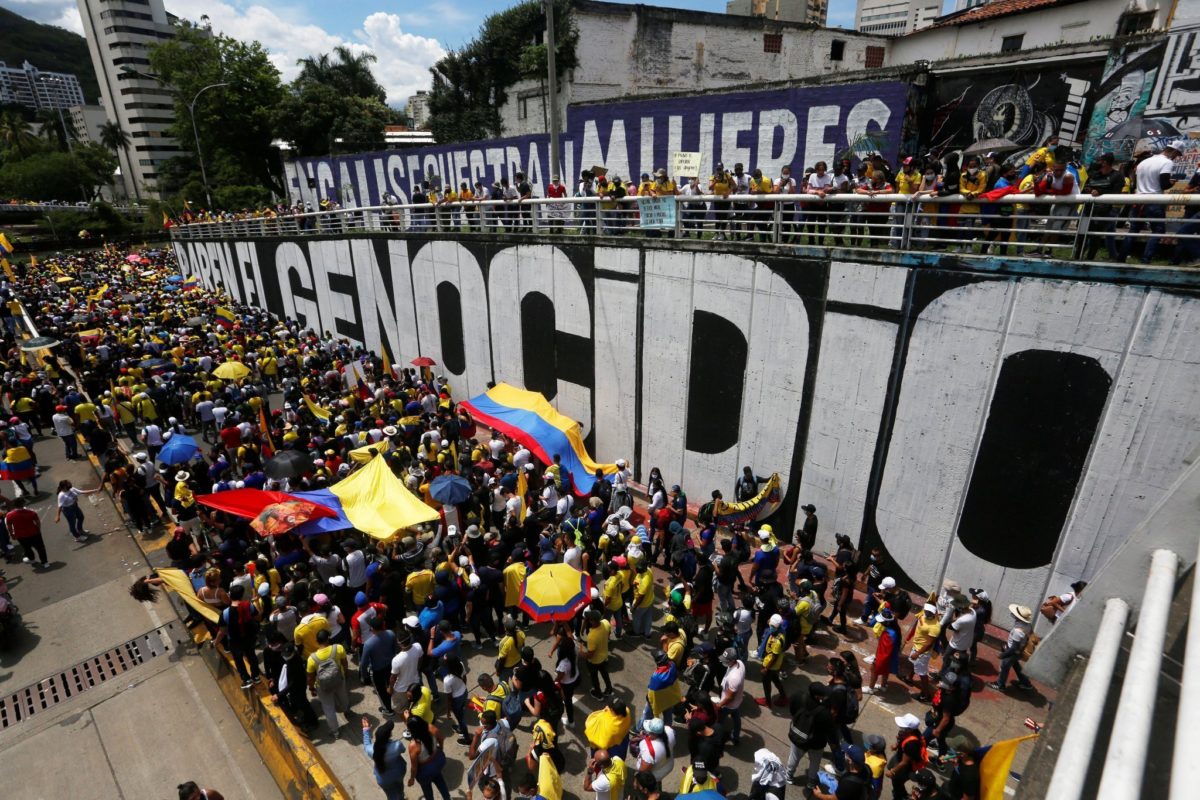 manifestació a colòmbia