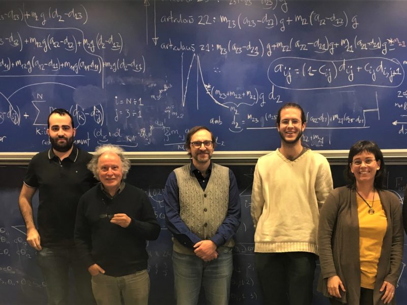 Imatge de l'equip d'investigació de l'estudi sobre els castells.