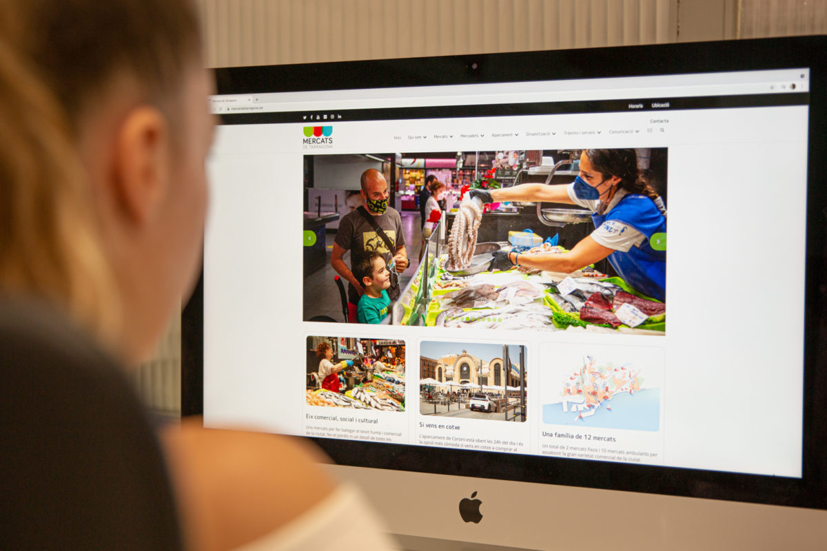 Nova web dels mercats. David oliete.