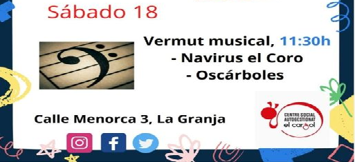 Dissabte a les 11:30h Oscárboles en concert a La Granja