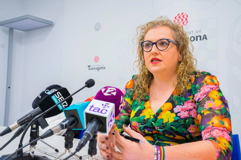 Sandra Ramos en roda de premsa.