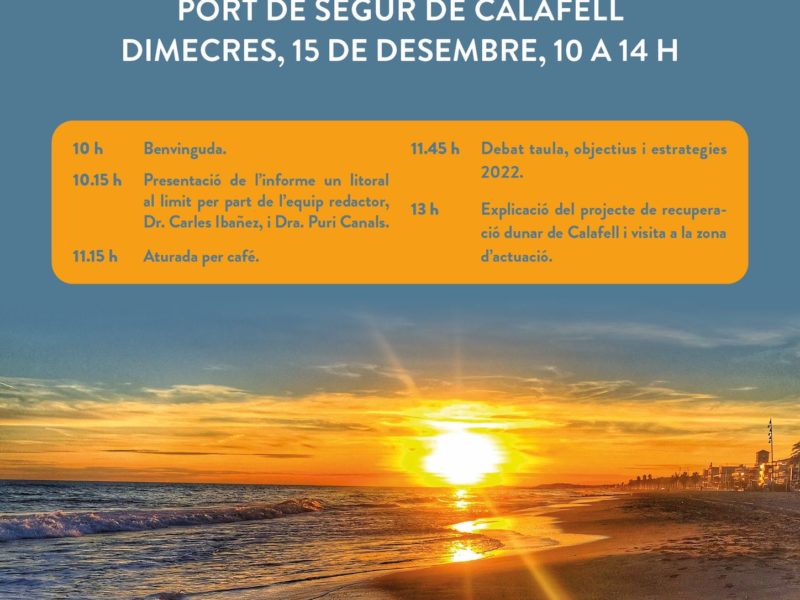 Cartell promocional de la trobada del proper 15 de desembre.