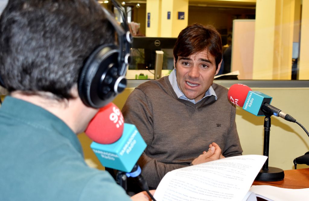 El portaveu de Junts per Tarragona, Dídac Nadal, als estudis de Tarragona Ràdio.