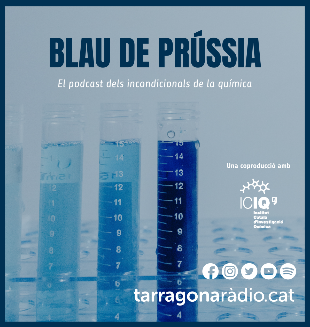 Logo del nou podcast de Tarragona Ràdio i l'ICIQ.