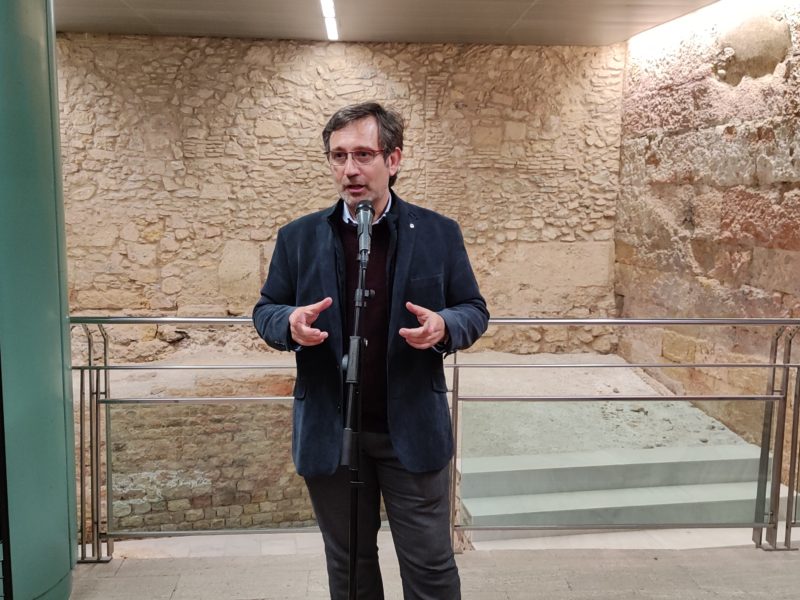 Francesc Xavier vila a l'Antiga Audiència