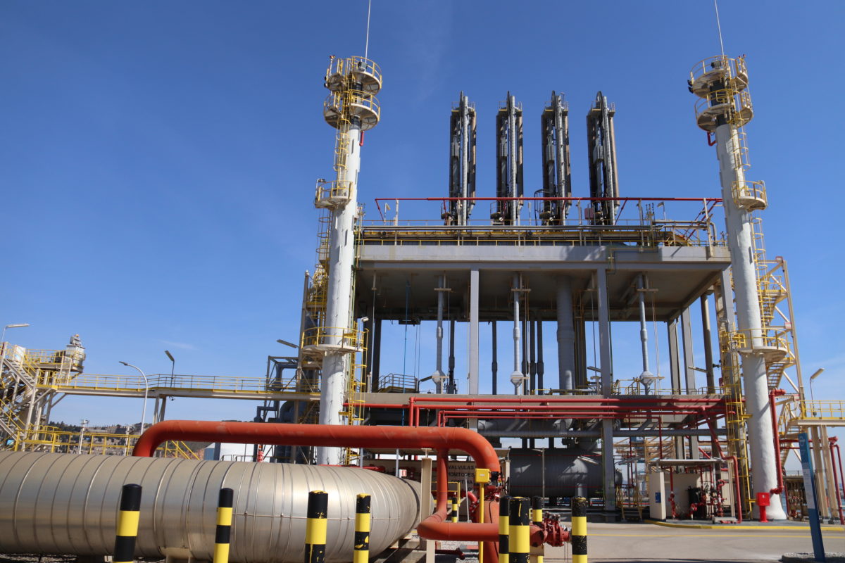 Central de gas interior general
