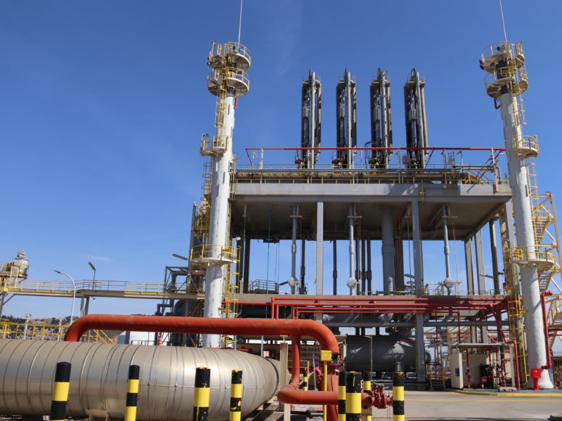 Central de gas interior general
