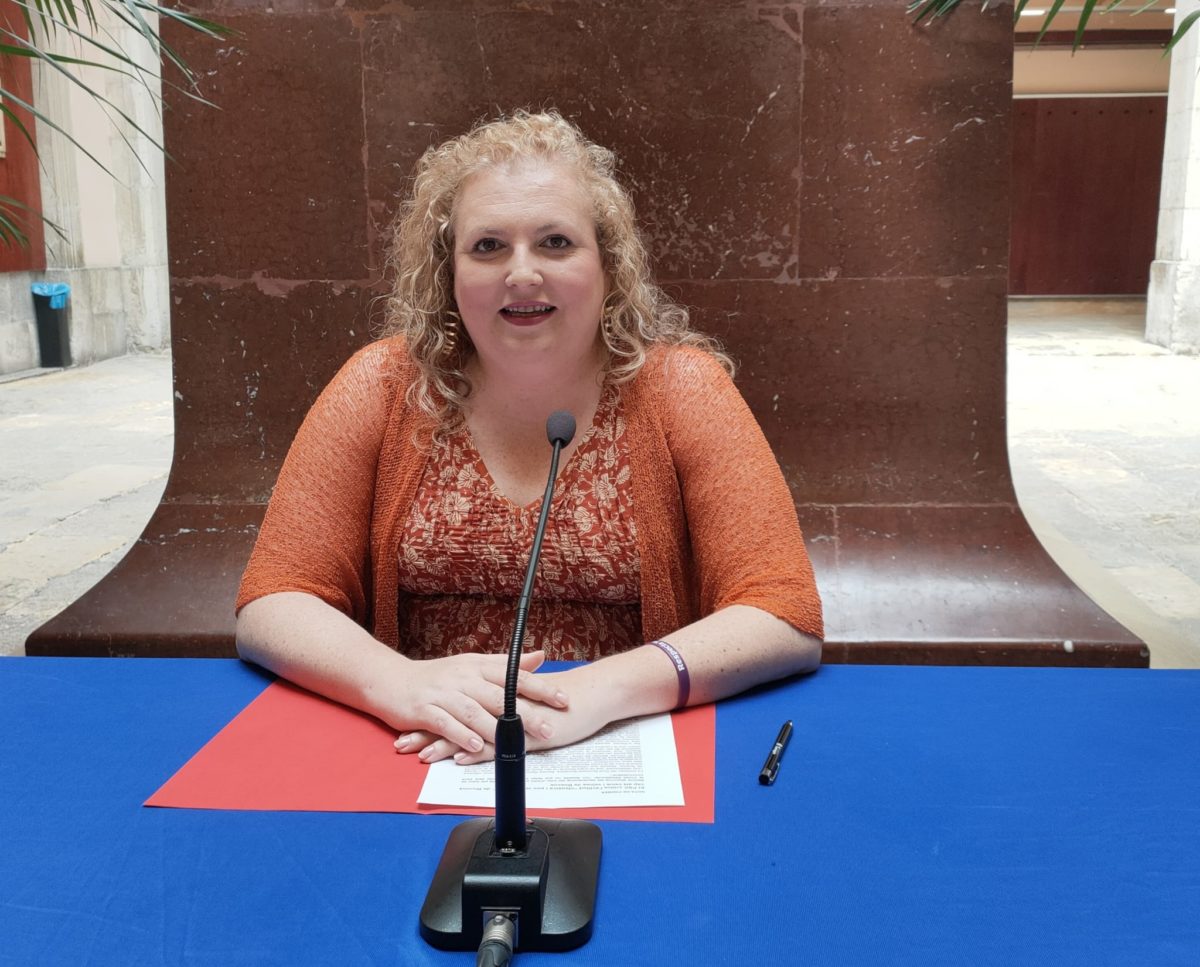 Sandra Ramos a la roda de premsa d'aquest dijous.
