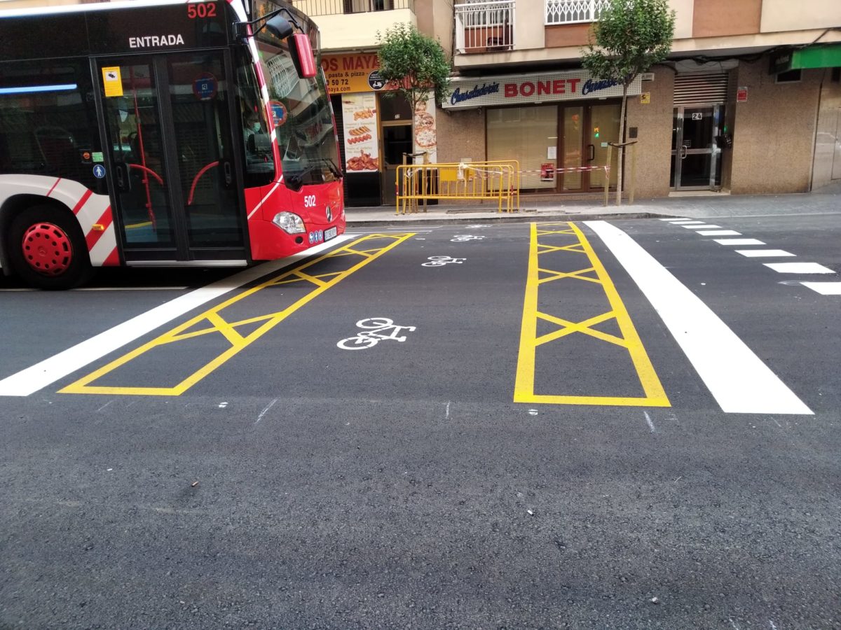Les obres per esborrar el tram de carril bici al Pere Martell comencen aquest dilluns