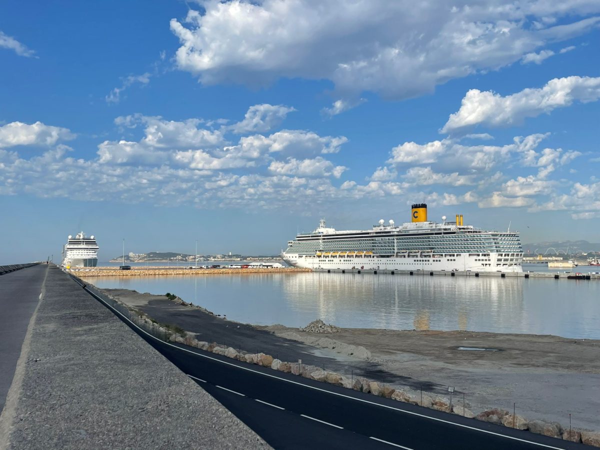 dos creuers al Moll de Balears Port de Tarragona