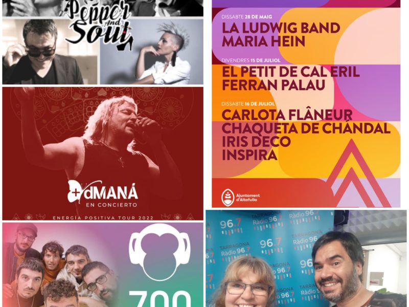 Aquesta setmana al programa ha estat protagonitzat pels grups Pepper & Soul, +DManà, Zoo i la Stromboli Jazz Band (Raül Cid). A més hem parlat del Festival Altacústic amb Kike Colmenar, director artístic del festival.