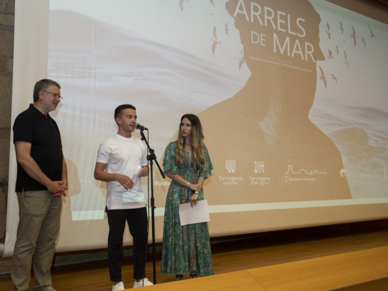 Emanuel Munteanu i Laura Vargas-Machuca. Directors d'Arrels de Mar