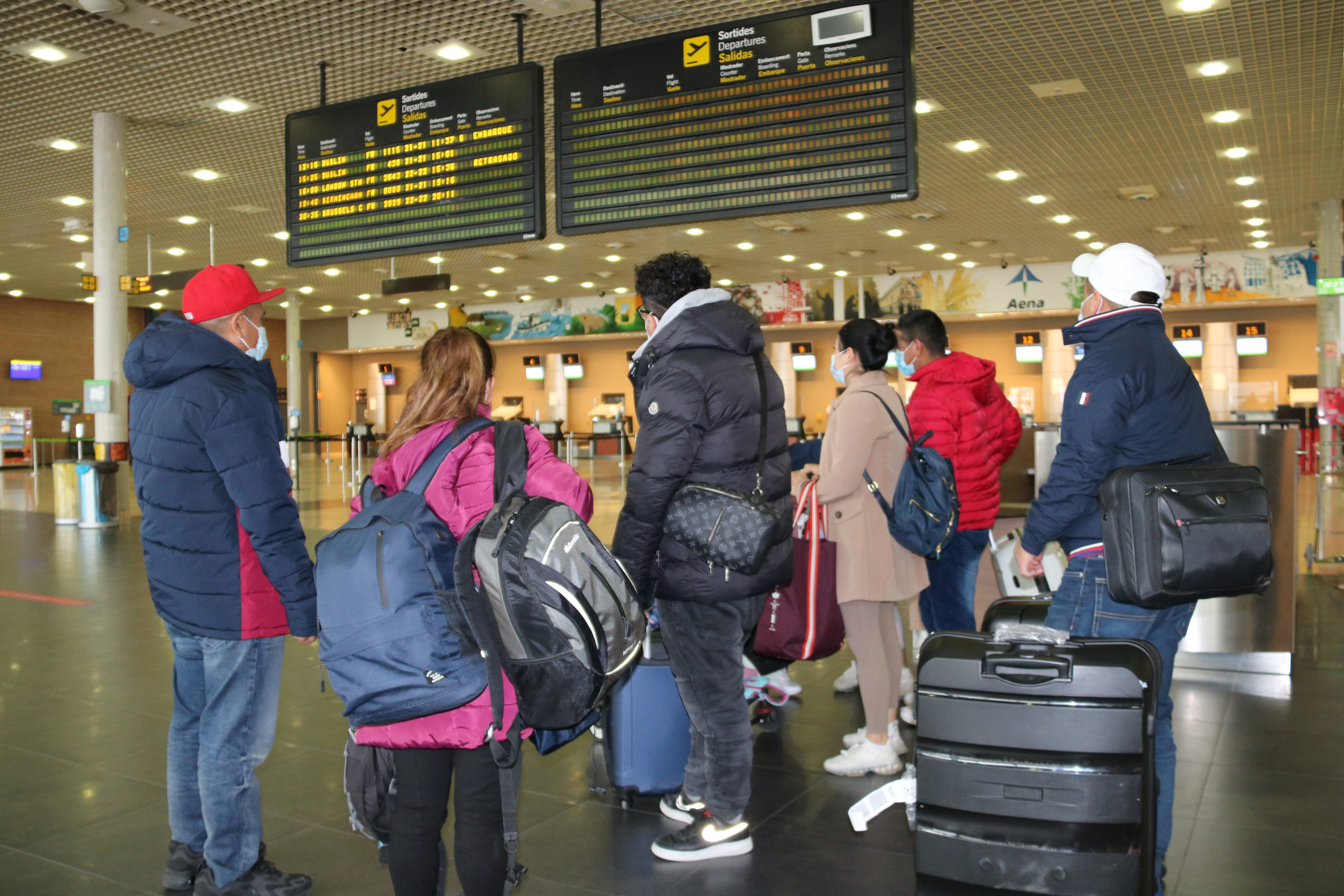 Passatgers aeroport de Reus