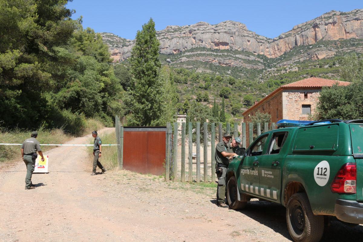 Imatge d'un cartell informatiu a l'accés de la Cartoixa d'Escaladei al Parc Natural de la Serra de Montsant Data de publicació: divendres 12 d’agost del 2022, 14:00 Localització: La Morera de Montsant Autor: Eloi Tost / Núria Torres