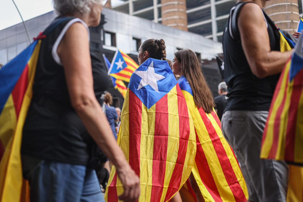 Milers de manifestants al final del recorregut de la mobilitació de l'ANC per la Diada a Barcelona Data de publicació: diumenge 11 de setembre del 2022, 19:05 Localització: Barcelona Autor: Jordi Borràs