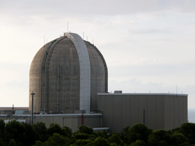 Imatge de la central nuclear de Vandellòs
