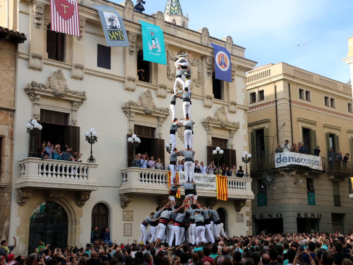 Els Castellers de Vilafranca prescindeixen de Sants a la diada de l’1 de novembre