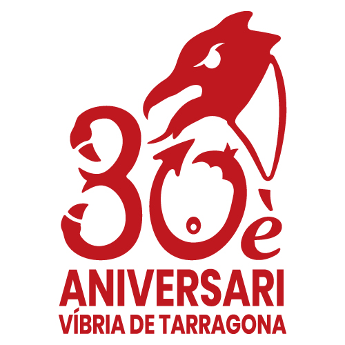 Logo dels 30 anys de la Víbria de Tarragona, obra d'Albert Mercadé