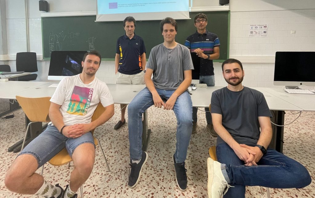 Pedro García i el seu equip URV