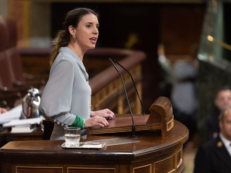 Irene Montero al congrés febrer 2023