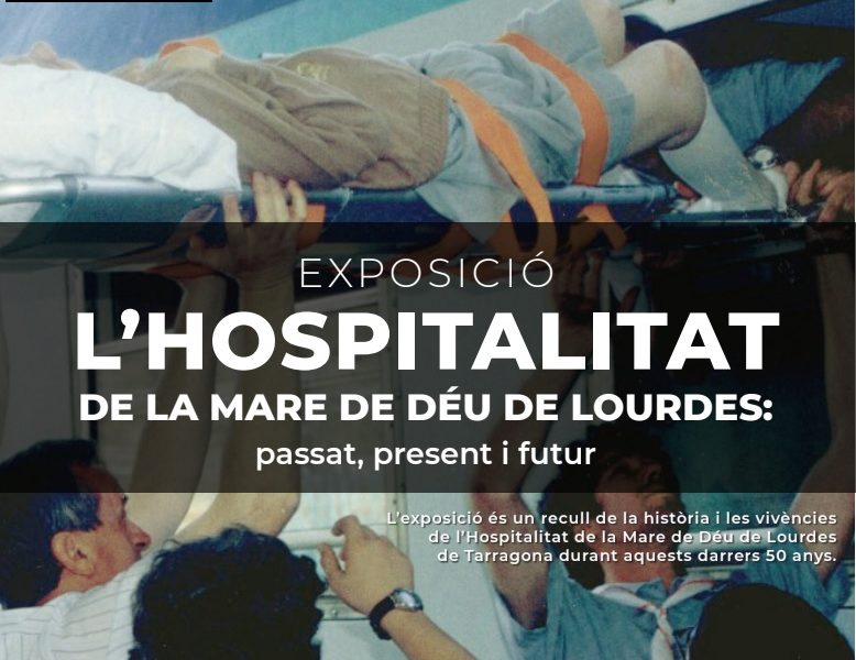 cartell expo hospitalitat lourdes ajuntament febrer 2023