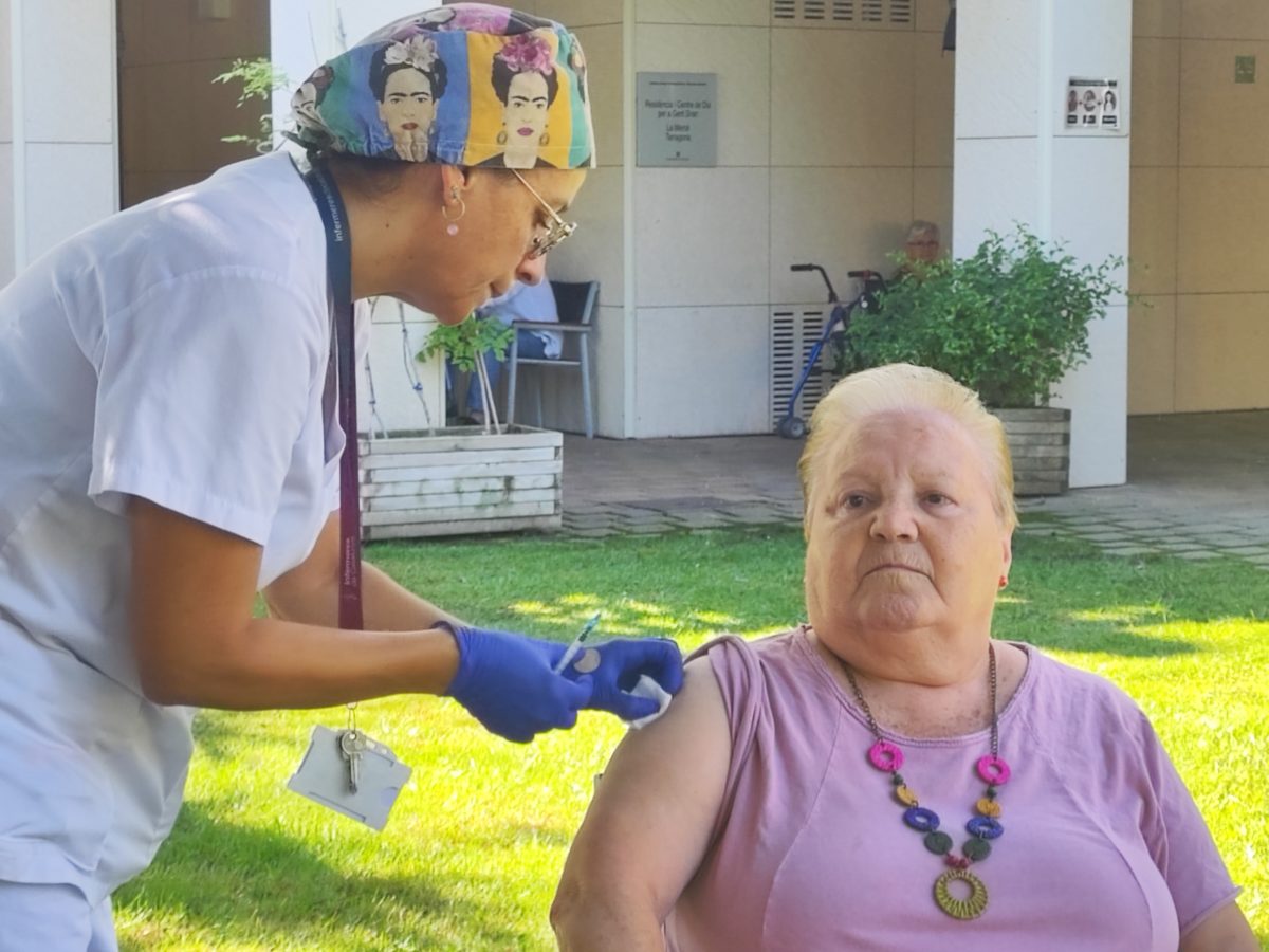 Vacunació de Teresa Soria