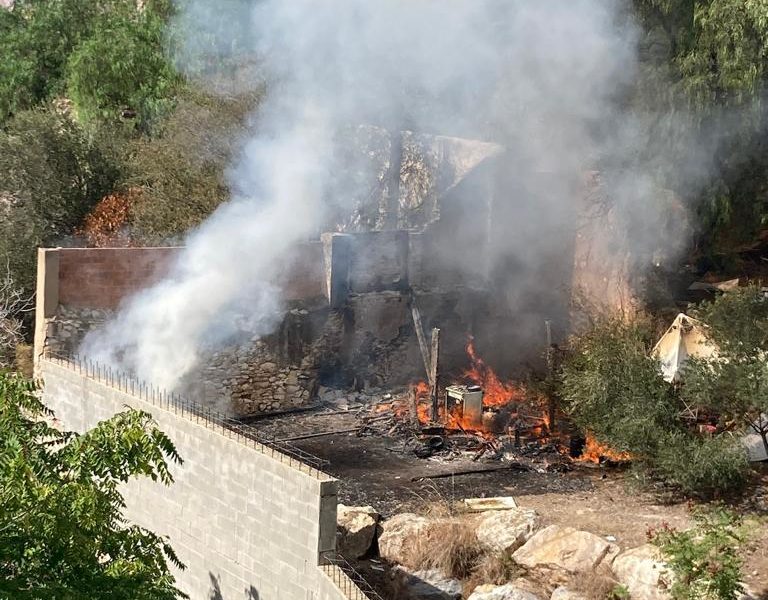 Incendi al carrer Zamenhof