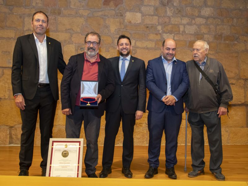 Lliurament medalla de la ciutat al Centre Excusionista Tarragona. Foto Tjerk van der Meulen 24.10.23 Tarragona