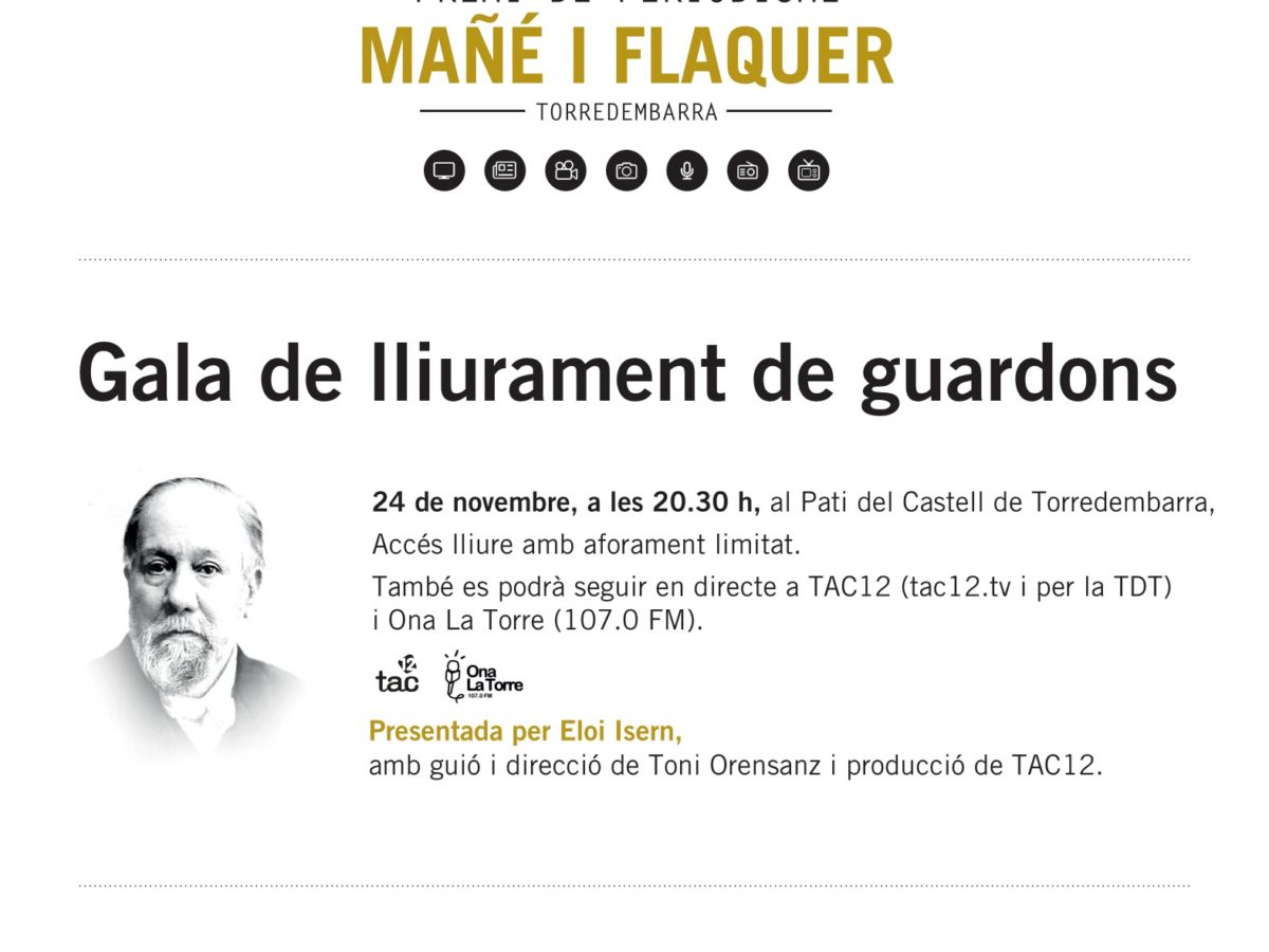 El podcast ‘Tarragona, com respires’, emès a Tarragona Ràdio, finalista als Premis de Periodisme Mañé i Flaquer