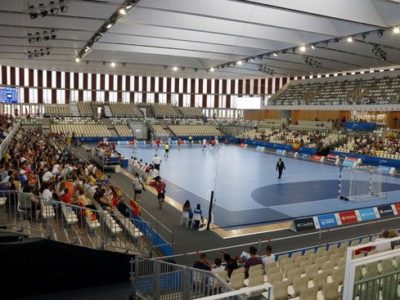 Comencen les obres de les grades supletòries al Palau d’Esports