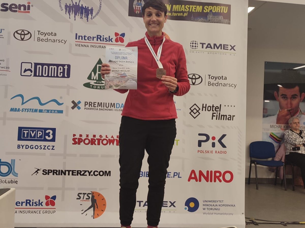 Bàrbara Pintado suma una medalla de bronze a l’Europeu d’Atletisme Màster