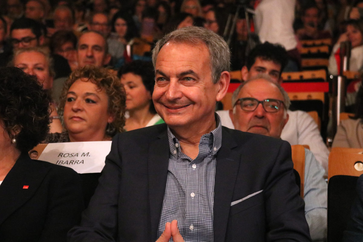 L'expresident del govern espanyol, José Luis Rodríguez Zapatero, en un acte de campanya del PSC a Tarragona Data de publicació: dissabte 27 d’abril del 2024, 14:08 Localització: Tarragona Autor: Guifré Jordan