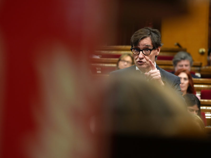Salvador Illa al Parlament