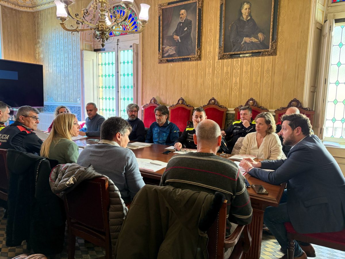 Reunió de l'acalde amb responsables del Tour