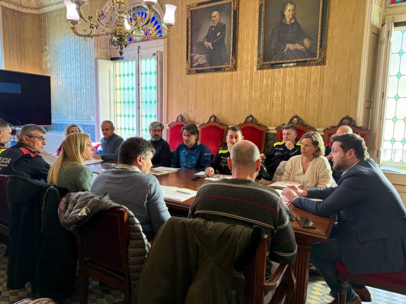 Reunió de l'acalde amb responsables del Tour
