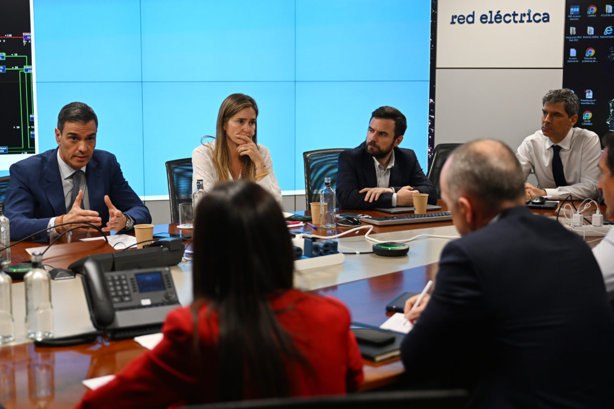 Sánchex i Aagesen, reunits amb Red Eléctrica