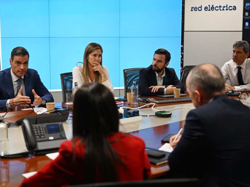 Sánchex i Aagesen, reunits amb Red Eléctrica