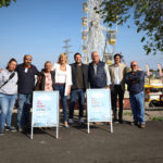 Rubén Viñuales i Montse Adan inauguren la fira d'atraccions de Bonavista