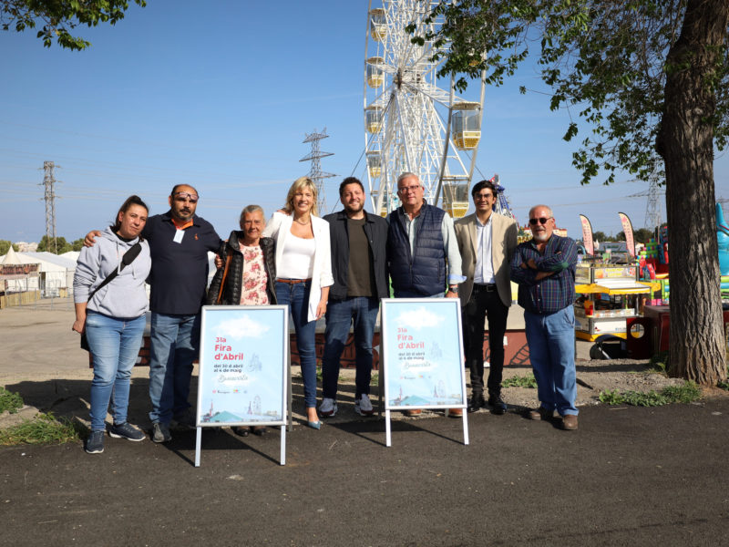 Rubén Viñuales i Montse Adan inauguren la fira d'atraccions de Bonavista