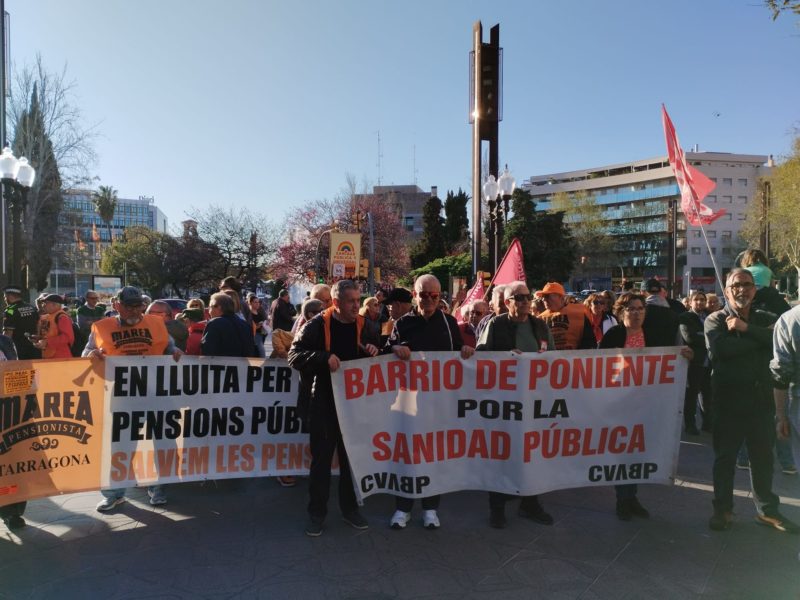 Manifestació Plataforma Sanitat Pública