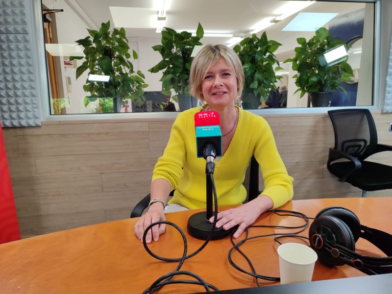 Noemí Llaurado a Tarragona Ràdio. Presidenta Diputació de Tarragona