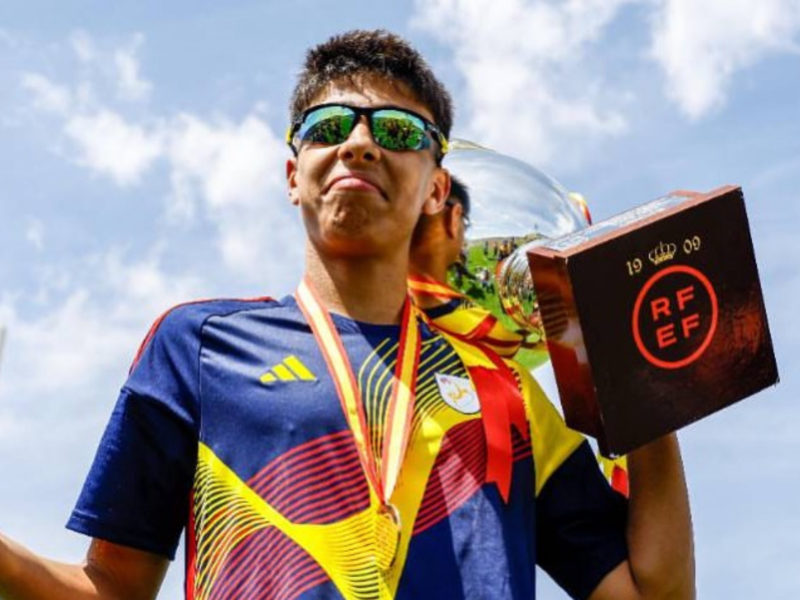 Junior Zamorano es proclama campió d’Espanya amb la Selecció Catalana sub-16