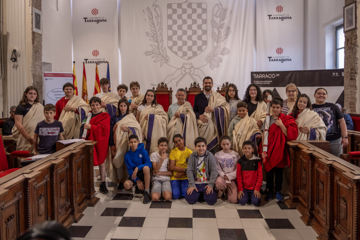 El Consell Municipal d’Infants i Adolescents de Tarragona 2025. Tarraco25. Autor: Joan Carles Borrachero.