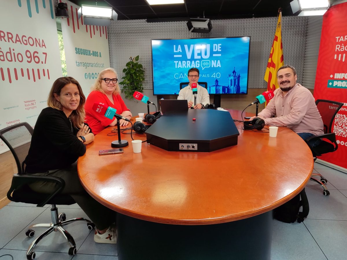 Maria roig (ERC). Sandra Ramos (PSC), Josep Suñé i Jordi Collado (ECP)