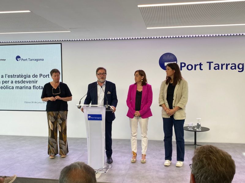 Visita de la consellera de Territori, Habitatge i Transició Ecològica, Sílvia Paneque al Port de Tarragona. Juny 2025.